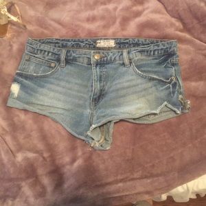 Free People denim shorts